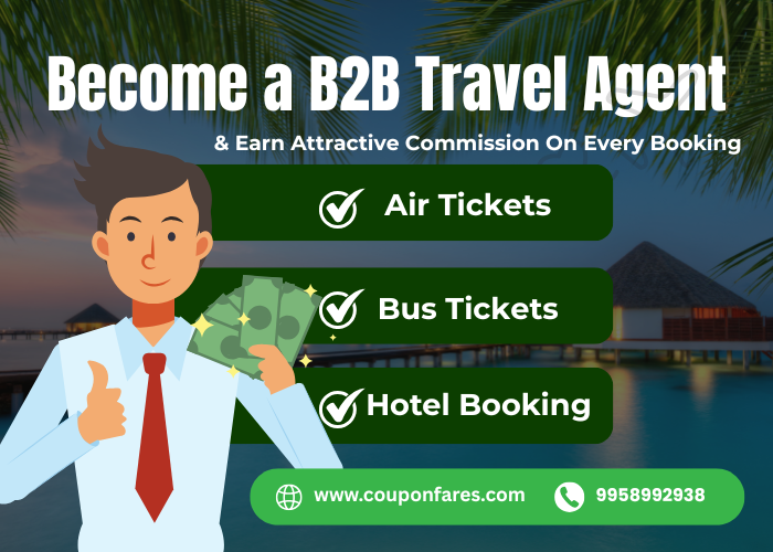 Become B2B Travel Agent | CouponFares